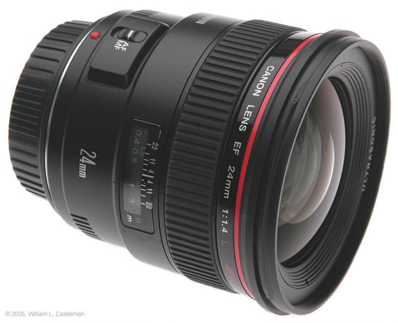 Canon EF 24mm f/1.4L II USM Wide Angle Lens for Photography - Perfect for Low Light, Landscape & Portrait Shooting