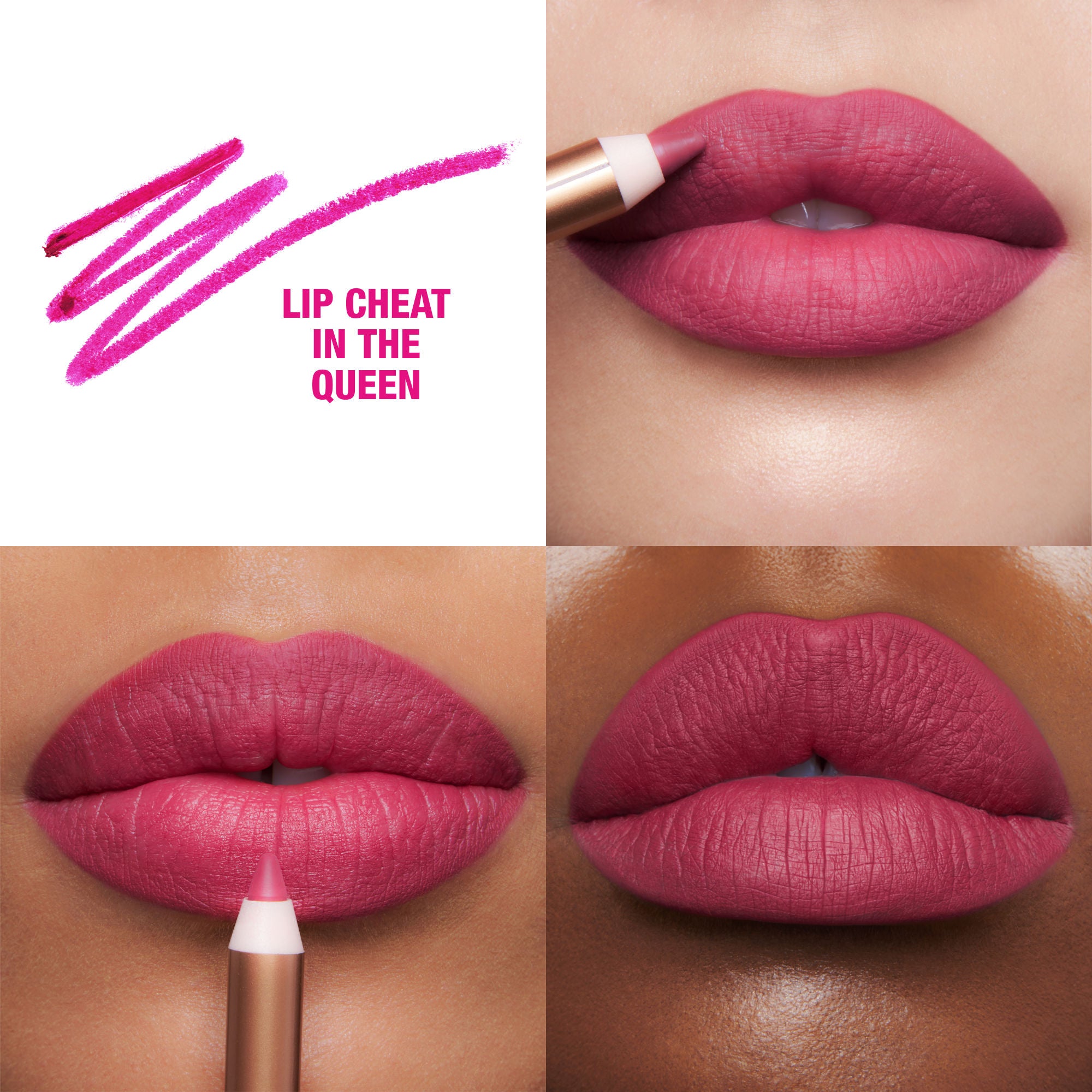 Charlotte Tilbury Lip Cheat Lip Liner - Long-Lasting, Waterproof Lip Pencil for Precise Definition & Fuller Lips | Perfect for Everyday Wear, Date Night & Special Occasions