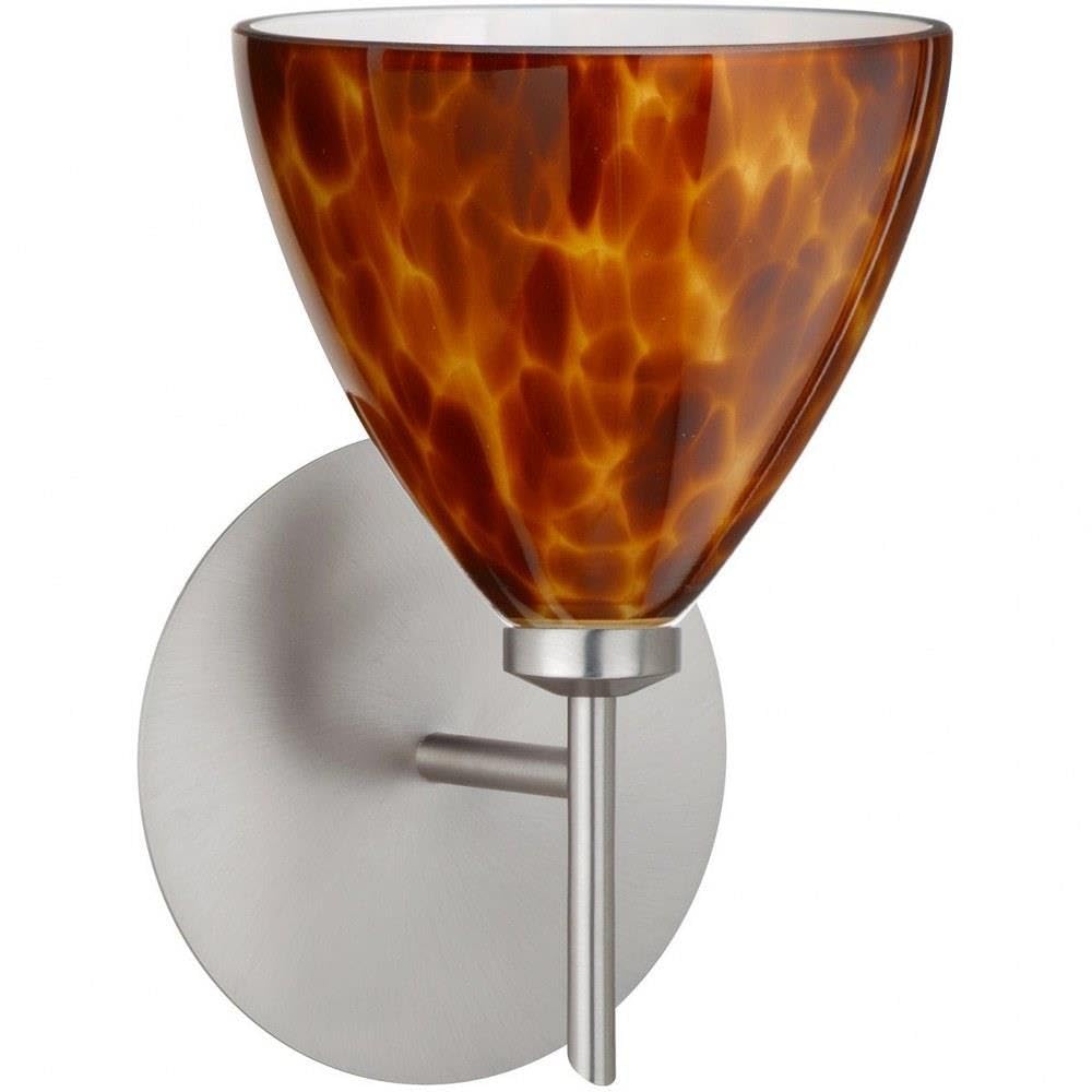 Mia Collection LED Wall Sconce Light - Modern One Light Fixture for Bedroom, Living Room & Hallway Lighting Decor