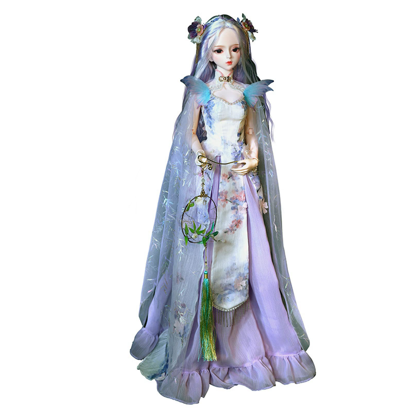 24 Inch BJD Ball Jointed Doll Handmade with Clothes, Shoes & Wig - DIY Customizable Doll Toy for Collectors, Christmas & Children's Day Gifts - Perfect for Display, Photography & Role Play
