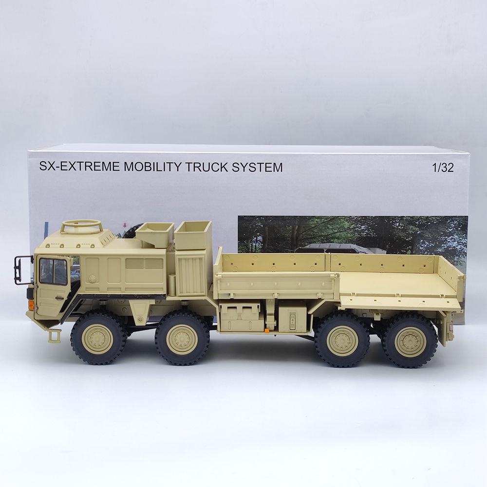 1/32 Scale MAN SX Extreme Mobility Truck Diecast Model Car - Yellow Collectible Toy for Adults & Kids | Perfect for Display, Gifts & Diecast Collections
