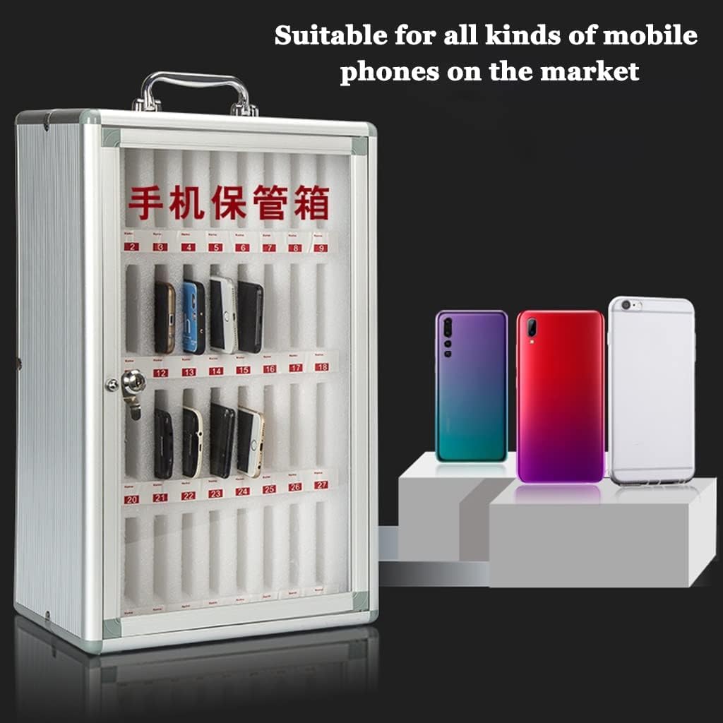 Lockable Phone Storage Cabinet for Office & Classroom - 60-Slot Mobile Phone Organizer with Secure Key Lock | Ideal for Schools, Meetings & Workspaces