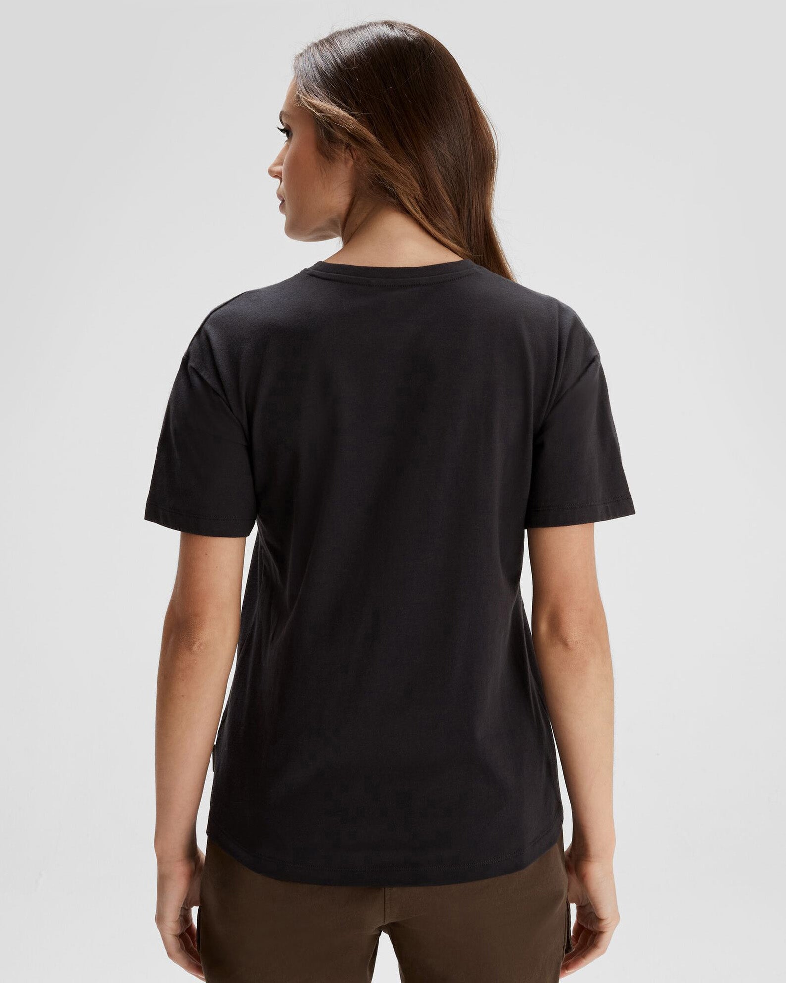 Organic Cotton Women's T-Shirt - Soft & Breathable Black Stingray Print - Casual Wear, Lounge, Workout & Everyday Outfits