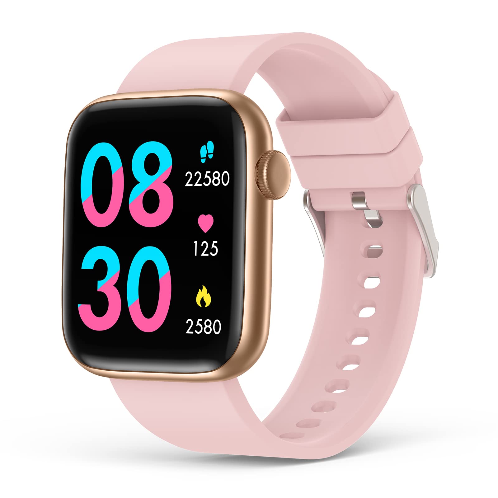 Smart Watch for Men & Women - 1.9'' HD Touch Screen Fitness Tracker with Bluetooth Calling, Heart Rate, Blood Oxygen & Sleep Monitor - Compatible with Android & iPhone - Perfect for Workouts, Running & Daily Health Tracking