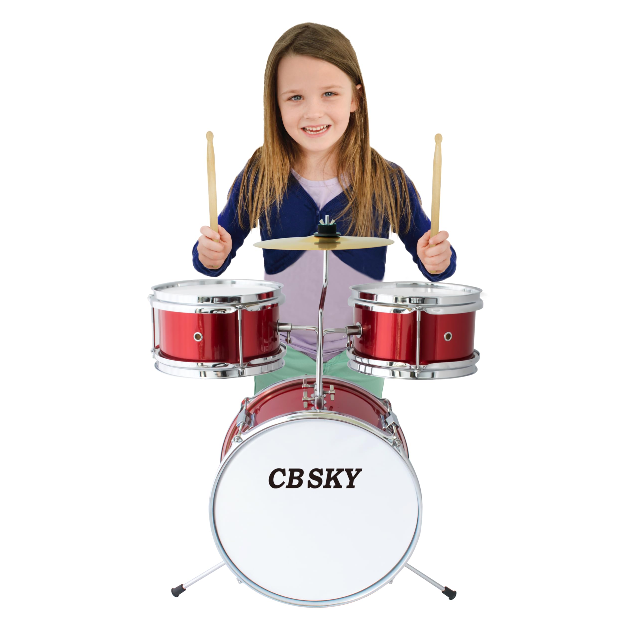 5-Piece Kids/Junior Drum Set with 13