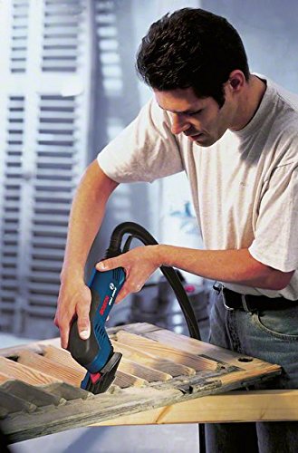 Bosch 2608605167 Sanding Paper for Finger Pads - 50 Grit Fine Sandpaper Sheets for Woodworking, Metal Polishing & DIY Projects - Perfect for Hand Sanders, Orbital Sanders & Detail Sanding