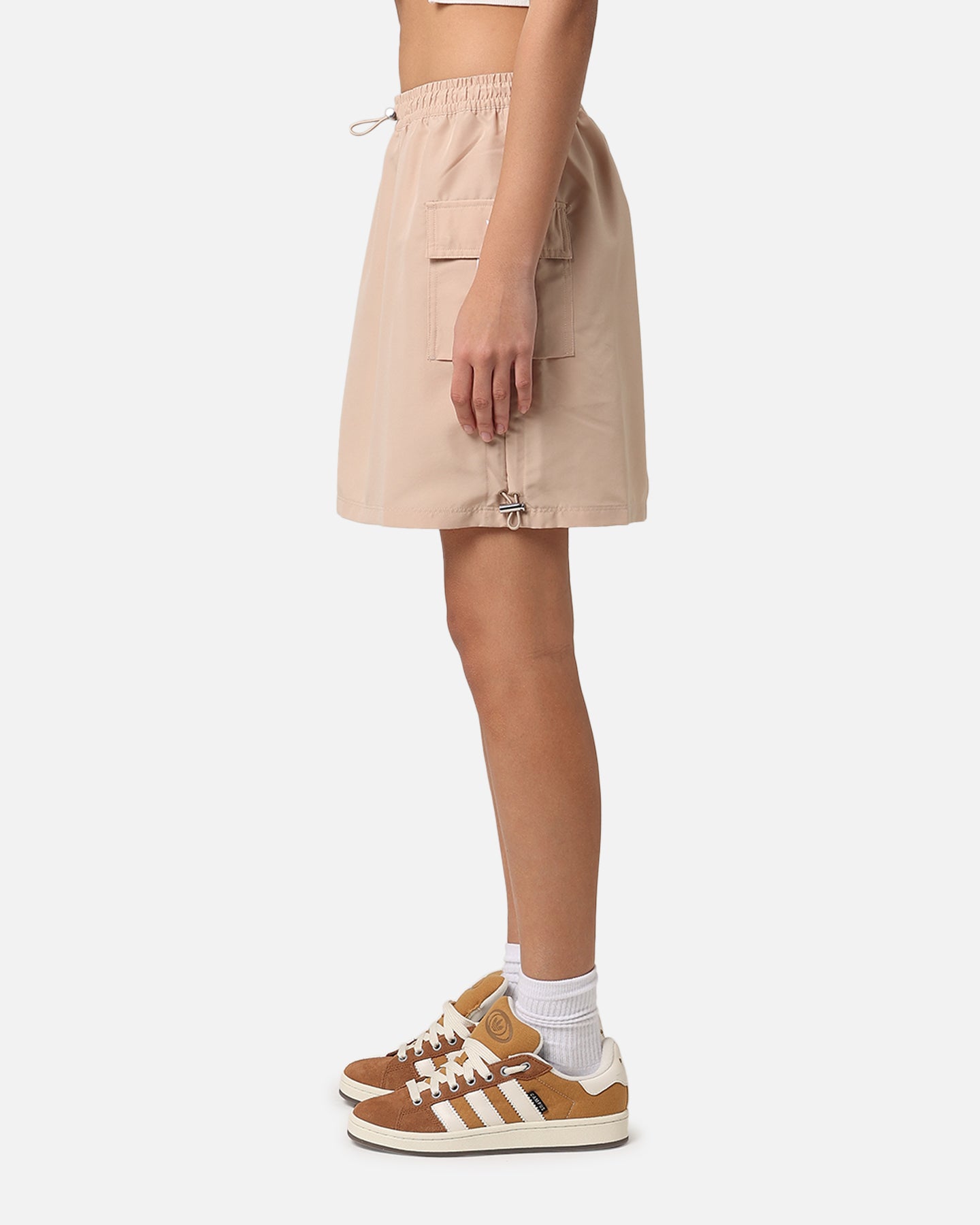 Adidas Women's Cargo Skirt in Magic Beige | Athletic Casual Skirt for Running, Hiking & Streetwear Fashion