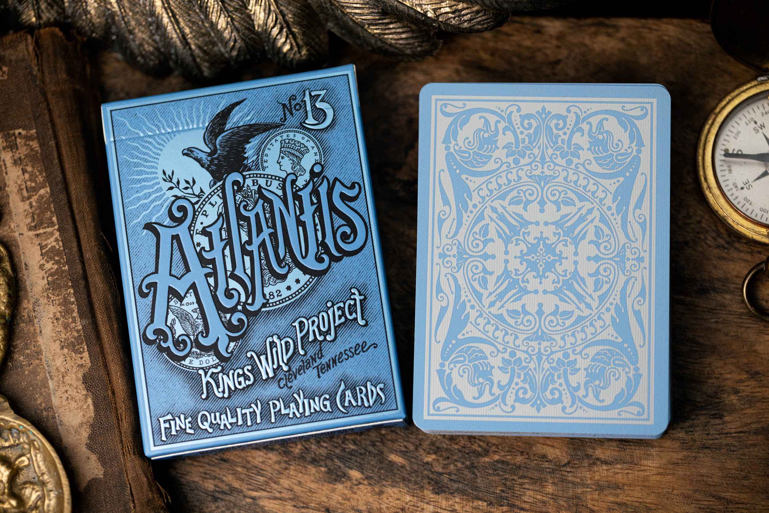 Premium Atlantis Standard Edition Luxury Playing Cards - Elegant Design for Poker, Magic Tricks & Collectors | Perfect for Game Nights, Gifts & Cardistry