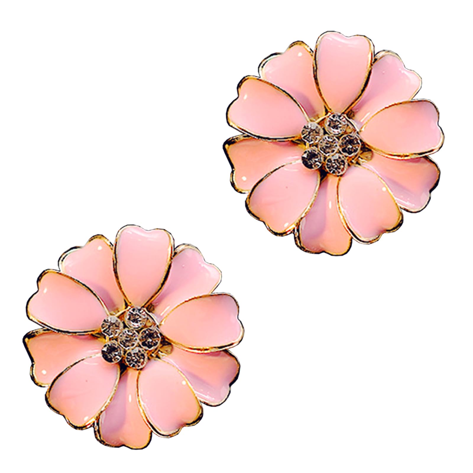 2Pcs Daisy Flower Car Air Vent Clips - Cute Rhinestone Car Air Freshener Decorations for Women & Girls | Car Interior Accessories for Home, Office & Travel