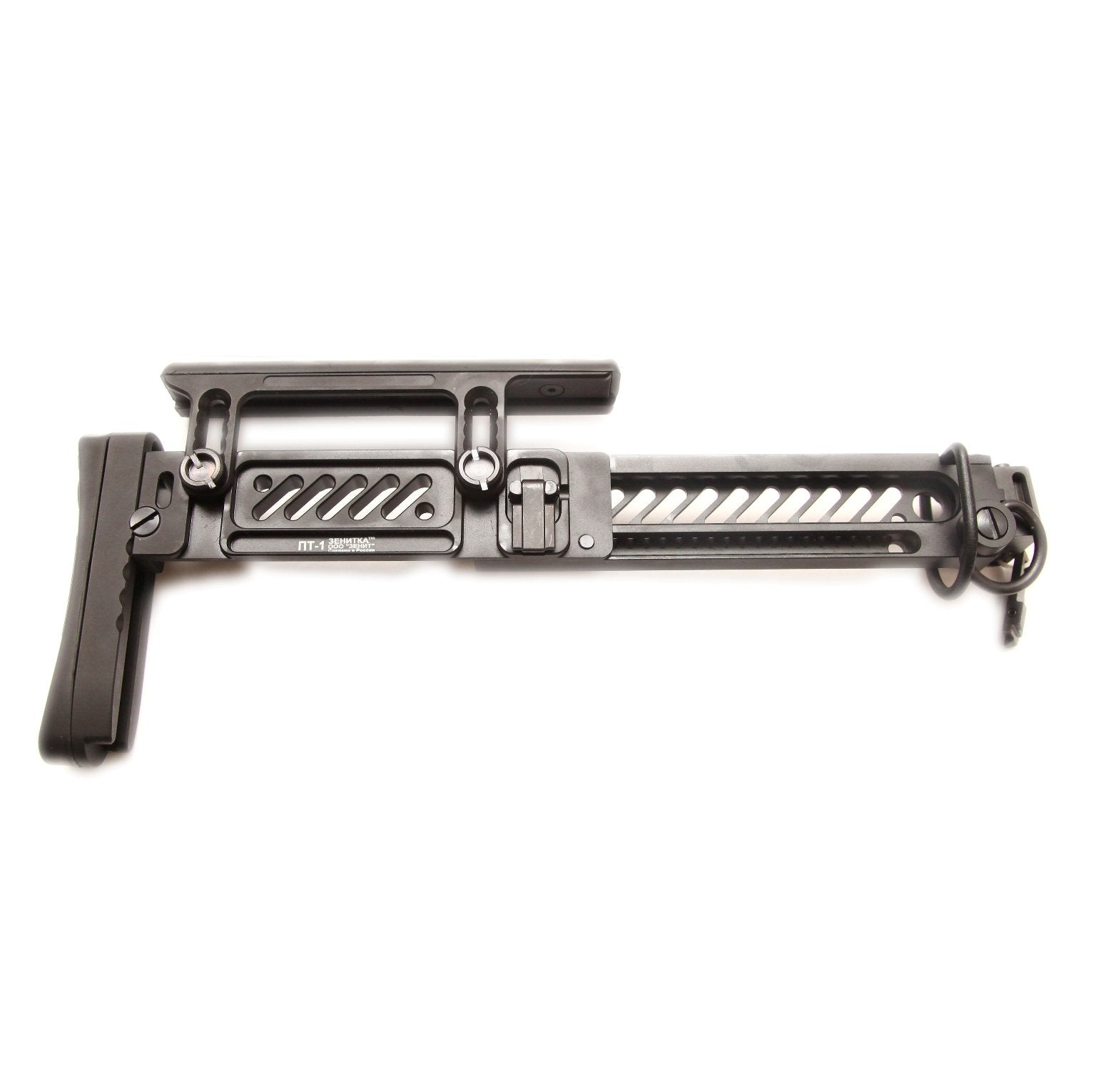 ZenitCo PT-1 Adjustable Rifle Stock - Lightweight & Durable for AK & AR Platforms - Perfect for Tactical Shooting & Hunting