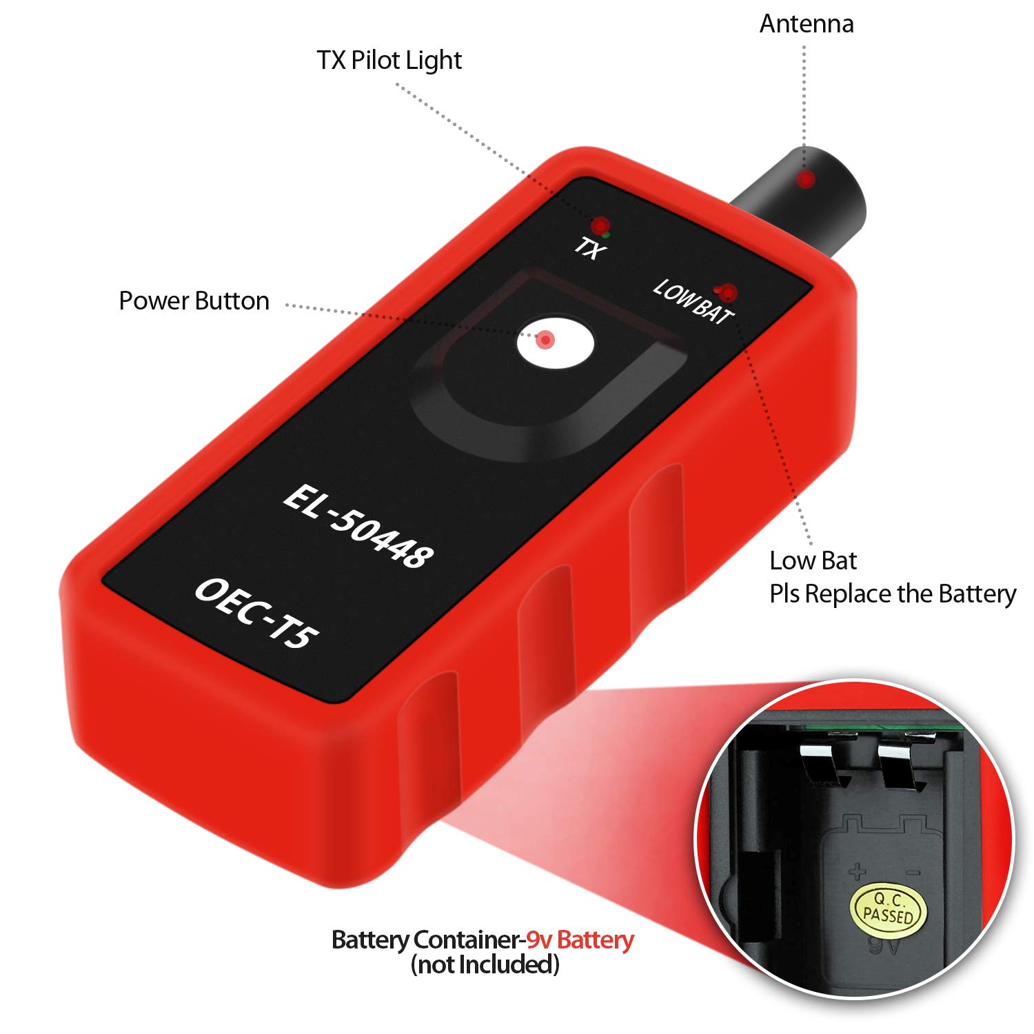 EL-50448 TPMS Reset Tool for GM Vehicles 2006-2024 | OBDResource TPMS Relearn Tool for GMC, Chevy, Buick, Cadillac | Upgraded Tire Pressure Monitor System Sensor | Professional Auto Diagnostic Tool for Mechanics & DIY Car Maintenance