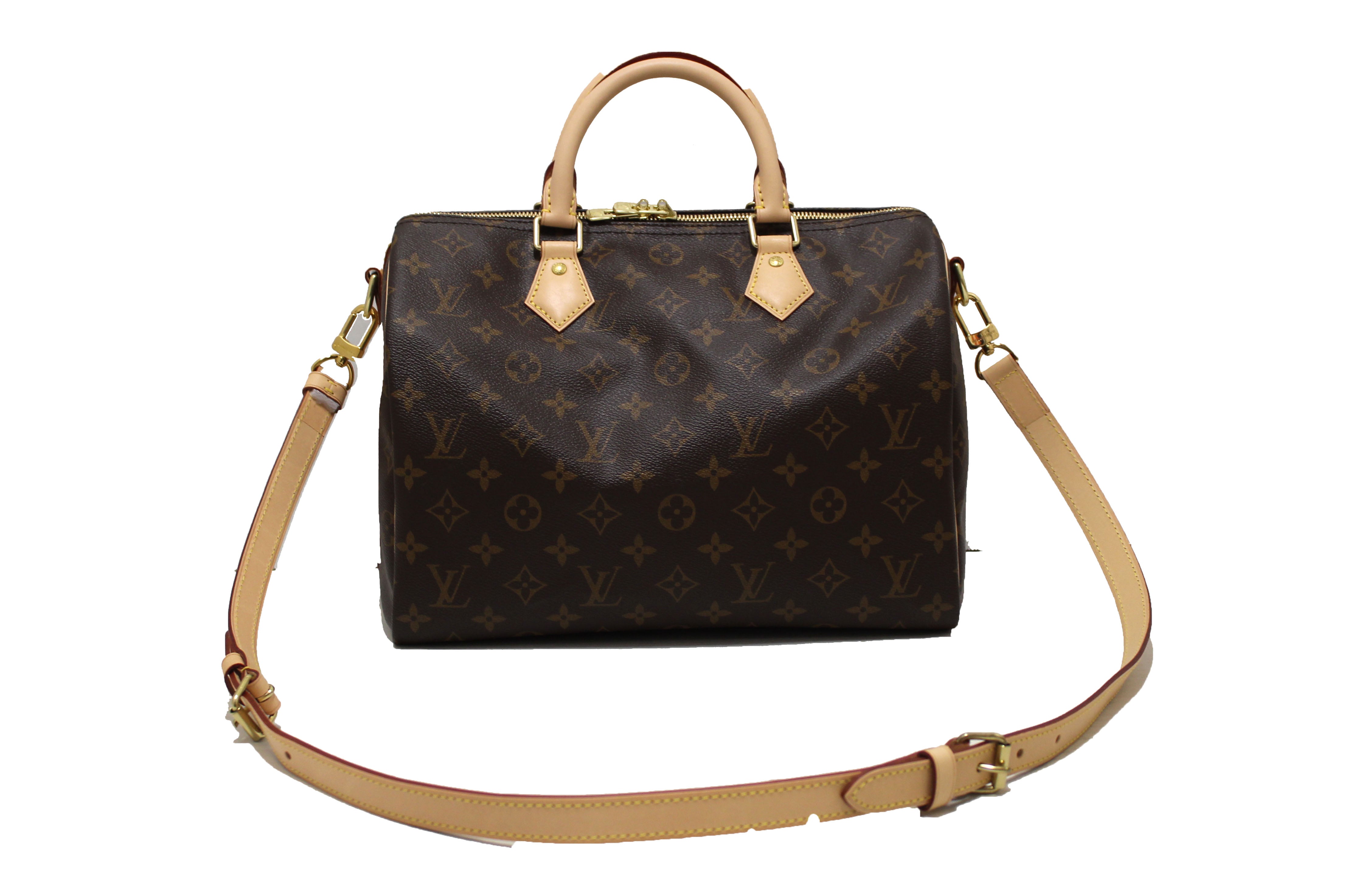 Authentic Louis Vuitton Monogram Speedy 30 Bandouliere Crossbody Bag - Luxury Designer Handbag for Women, Perfect for Work, Travel & Everyday Use