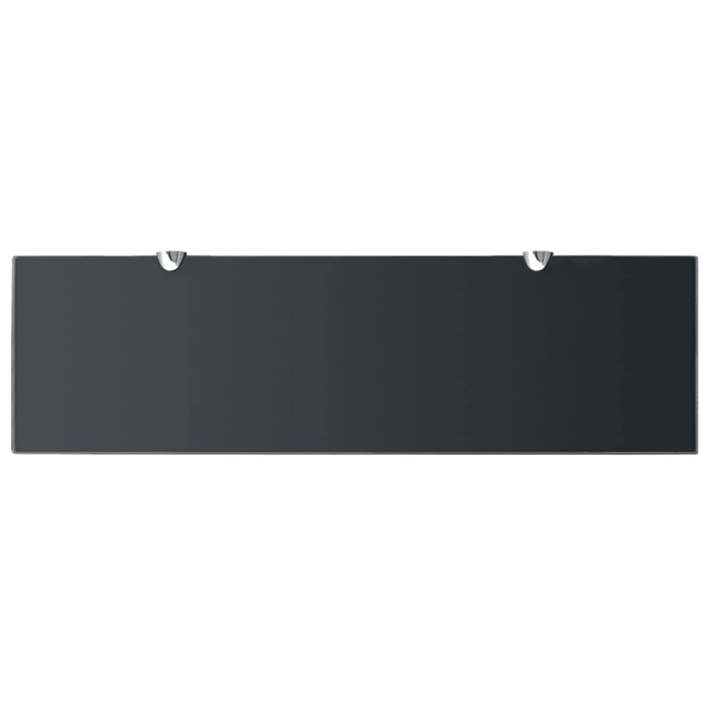 Clear Glass Floating Wall Shelf - 27.6