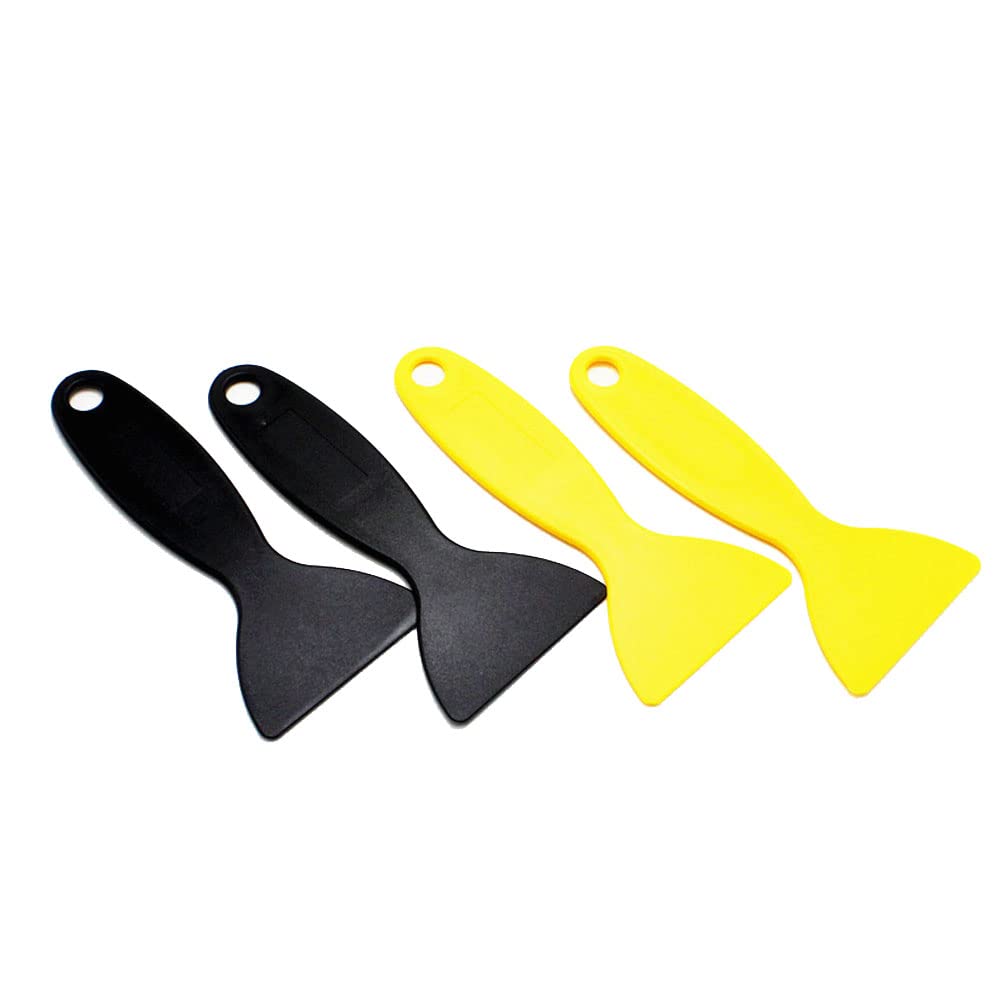 12 Pcs Plastic Putty Knife Set - Wall Repair, Drywall Scraper & Air Bubble Remover Tool for Home Improvement, DIY Projects, Wallpaper Installation and Sticker Application