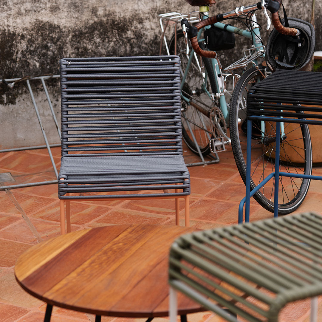 Premium California Outdoor Dining Chair - Weather-Resistant, Comfortable Patio Furniture for Backyard, Garden, and Poolside Relaxation