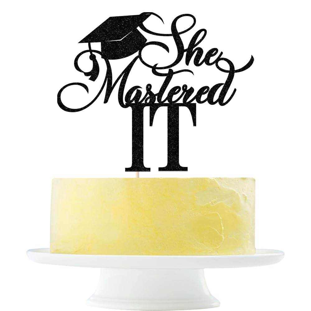 2025 Graduation Cake Topper - High School, University & Postgraduate Theme Party Decorations for Boys & Girls | Happy Graduation Celebration Cake Decor