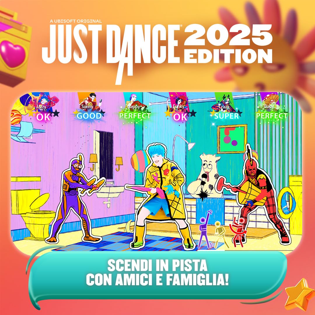 Just Dance 2025 for Nintendo Switch - Digital Download Activation Code | Fun Dance Party Game for Family & Friends