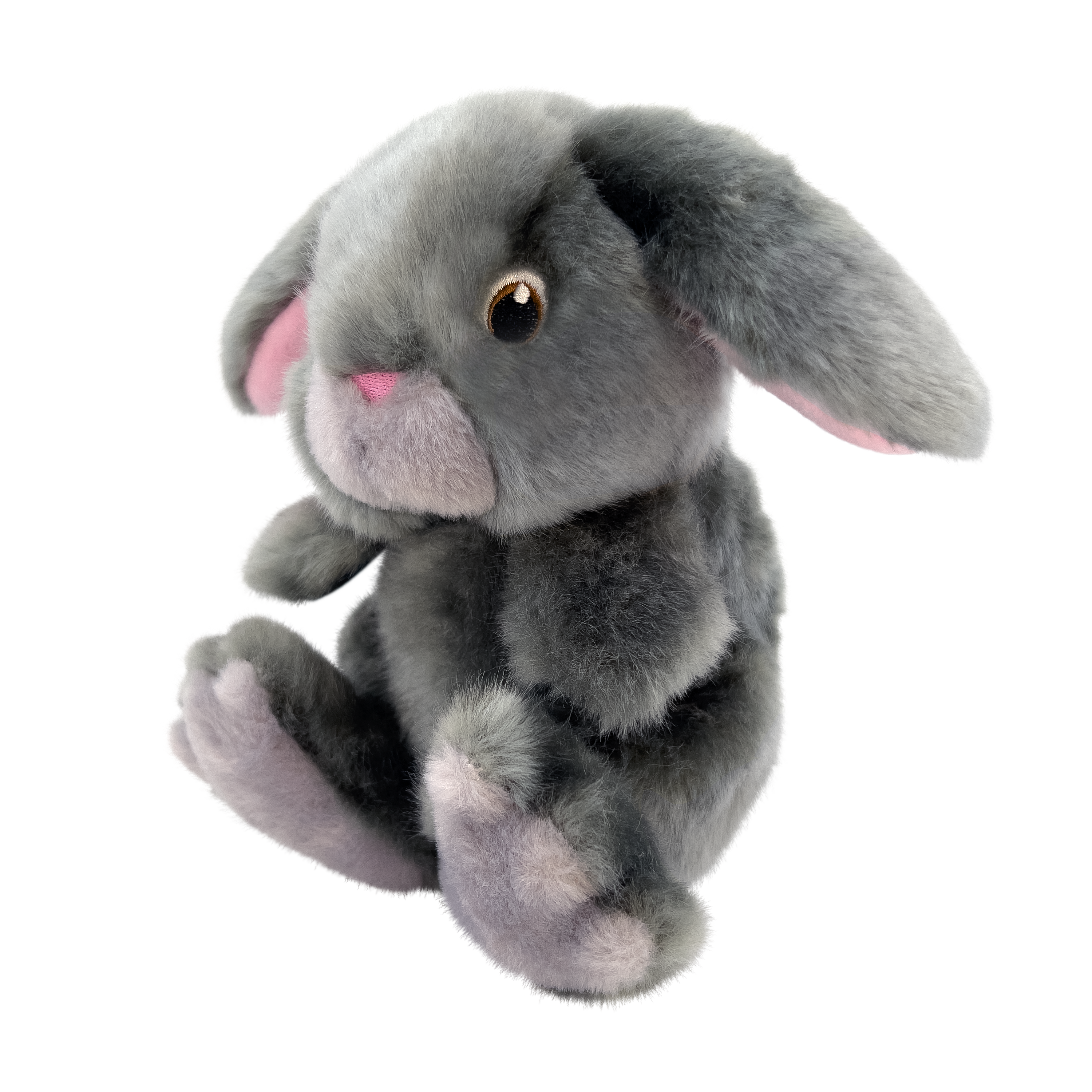 Durable Toughz Bunny Plush Dog Toy with Double Rattle - Chew-Resistant & Interactive Play for Small & Large Dogs | Perfect for Fetch, Tug-of-War & Cuddling | KONG