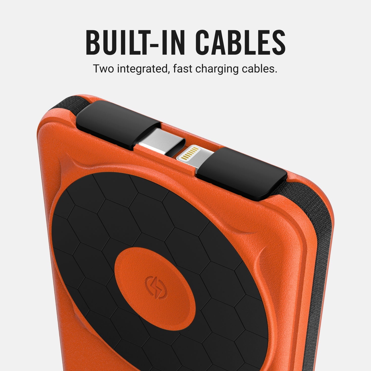 Premium iPhone 16 Plus Charging Kit with Fast Charging Cable & Adapter | Basecamp Orange | Perfect for Travel, Office & Home Use