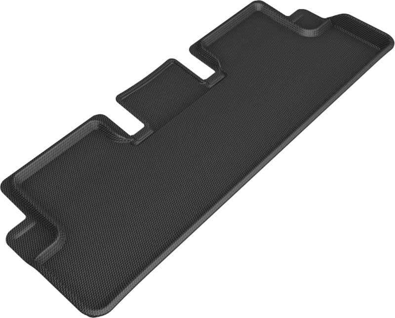 3D MAXpider Custom Fit All-Weather Floor Mats for Tesla Model 3 (2020-2021) - Kagu 2nd Row Black Car Mats | Waterproof & Durable Interior Protection | Perfect for Daily Commute & Road Trips