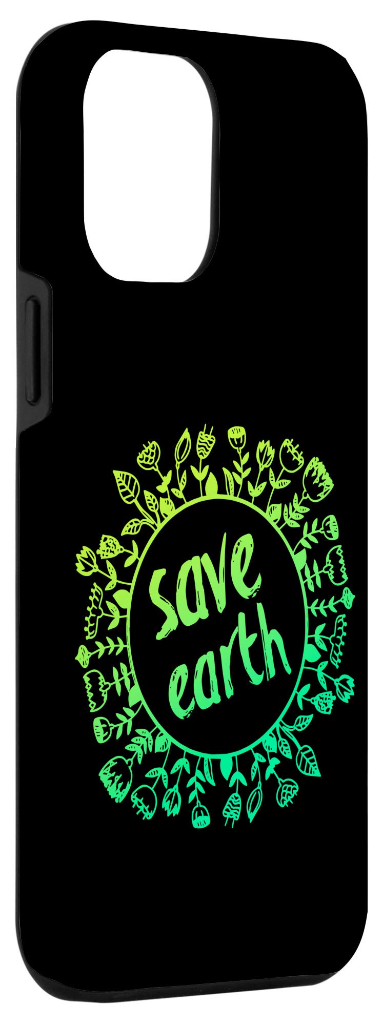 iPhone 12 Pro Max Case - Eco-Friendly Nature Conservation Design with Flowers & Earth Theme | Perfect for Environmentalists & Nature Lovers | Ideal for Daily Use, Outdoor Activities & Climate Awareness Events