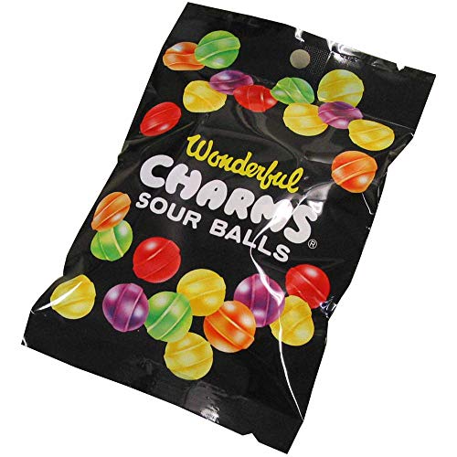 Sour Ball Candy Charms - 45g x 10 Bags | Bulk Hard Candy for Parties, Gifts & Movie Snacks