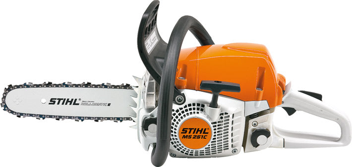 STIHL MS 251 C BE 45.4cc Gas Chainsaw with 16-Inch Bar & Easy2Start System - Professional Wood Cutting for Firewood, Tree Trimming & Landscaping