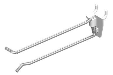 Southern Imperial 4-Inch Gray Scanning Hook - 100 Pack / Box - Perfect for Retail, Warehouse, and Inventory Management