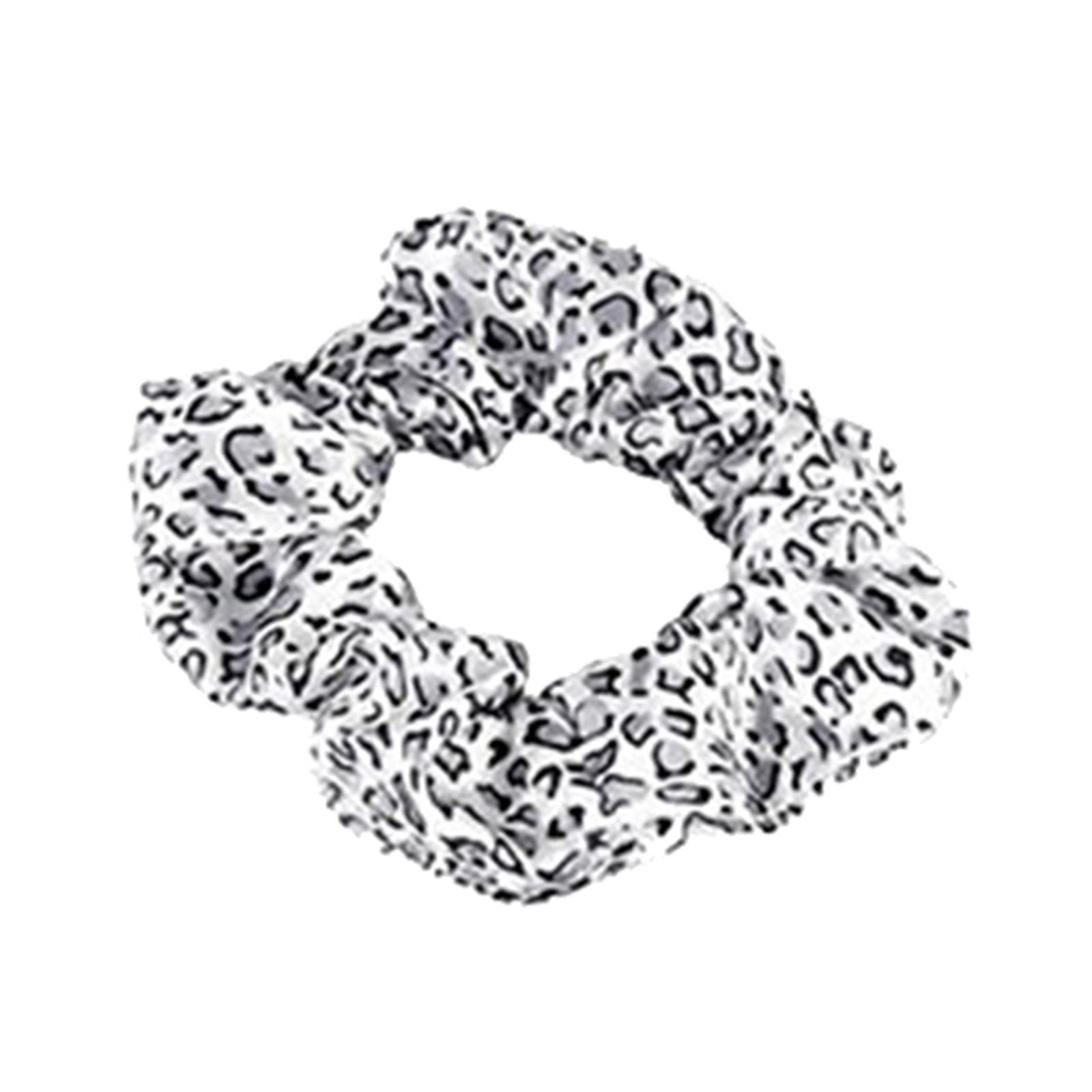 VMS INDIA Heatless Curling Rod Headband - No Heat Hair Curlers for Soft Shiny Waves, White Leopard Print (Perfect for Overnight Curls & Lazy Styling)