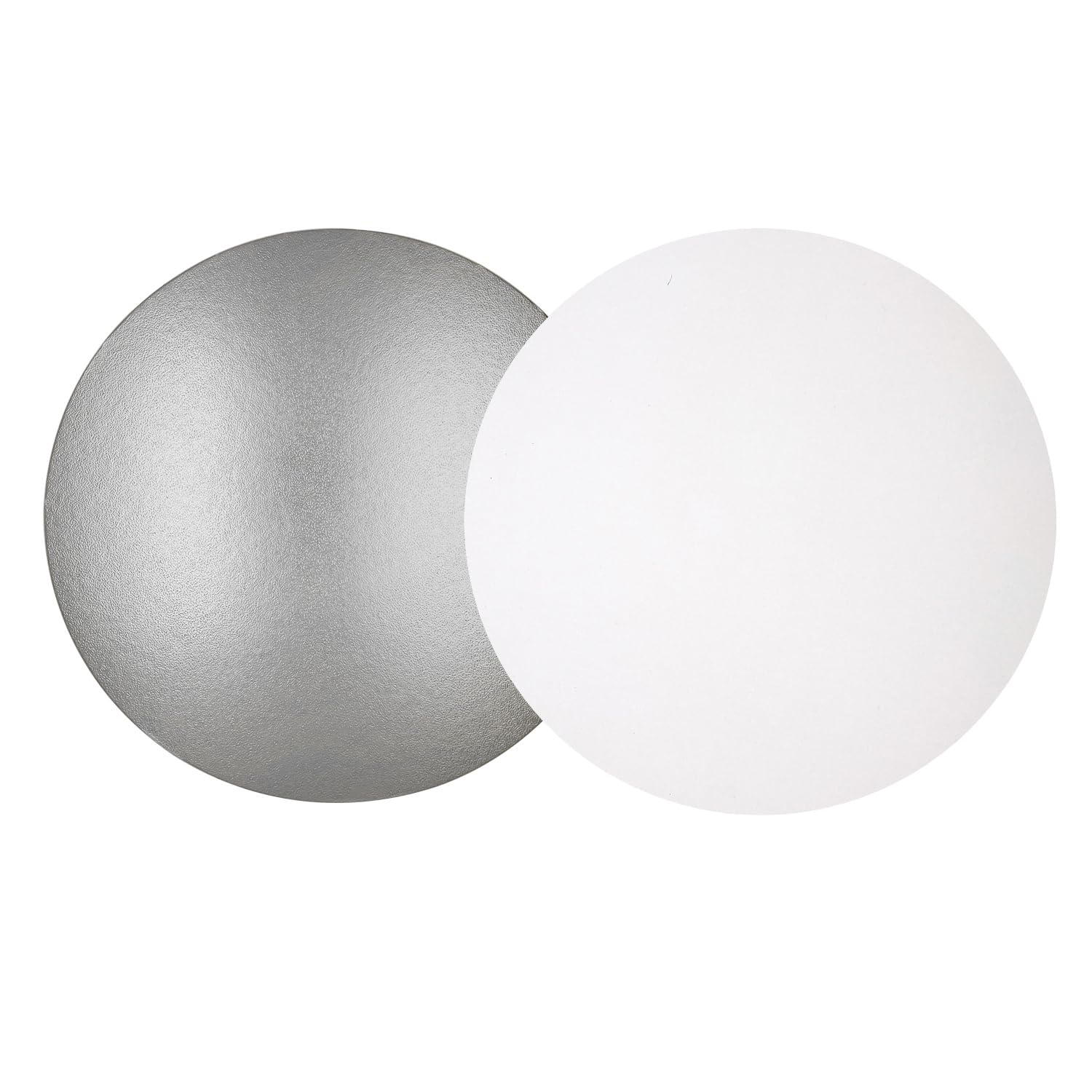 12 Pcs 10 Inch Silver Cake Boards - Round Cardboard Cake Bases for Decorating, Baking & Serving - Perfect for Birthday, Wedding & Party Cakes