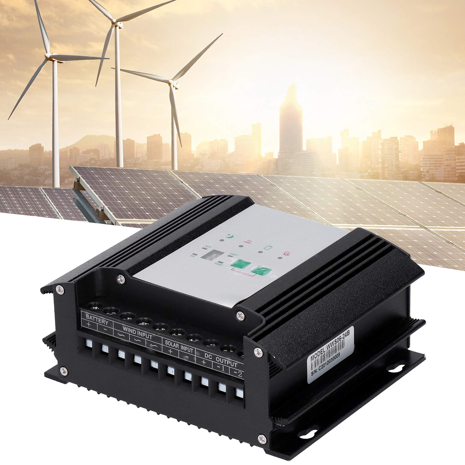 Shanrya Smart Street Light Controller - Intelligent Wind & Solar Power Controller for Outdoor Lighting - Safe & Convenient for Home, Garden, and Street Use