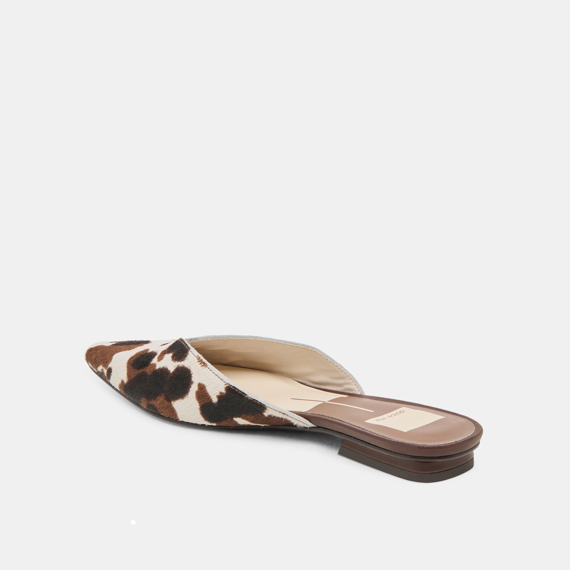 ELM FLATS COCOA TAURUS CALF HAIR Women's Loafers - Comfortable Slip-On Shoes for Work, Office & Casual Outfits