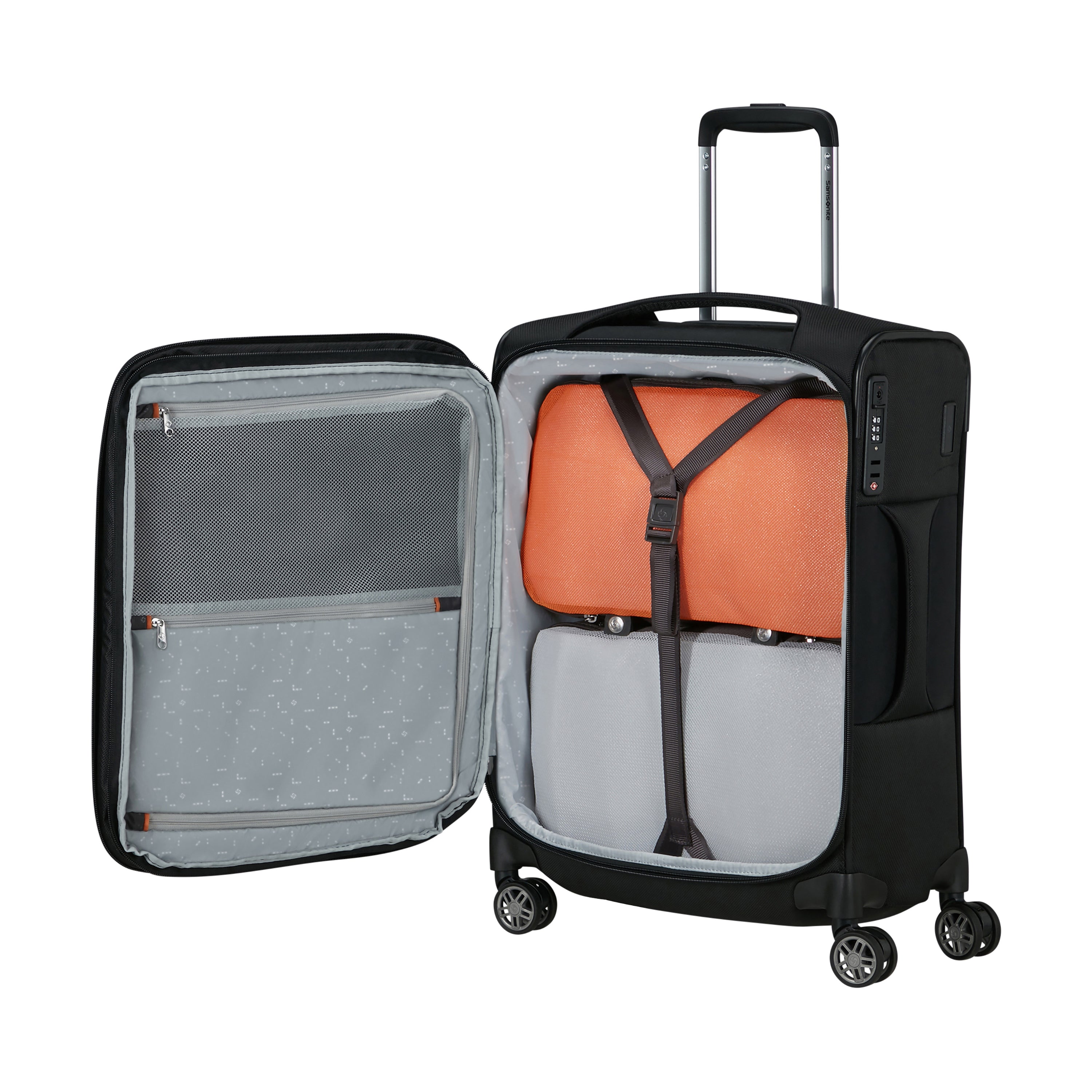 Samsonite Re Lite Spinner Expandable Carry On Luggage - Lightweight Expandable Suitcase for Travel, Business Trips & Weekend Getaways | Durable 20