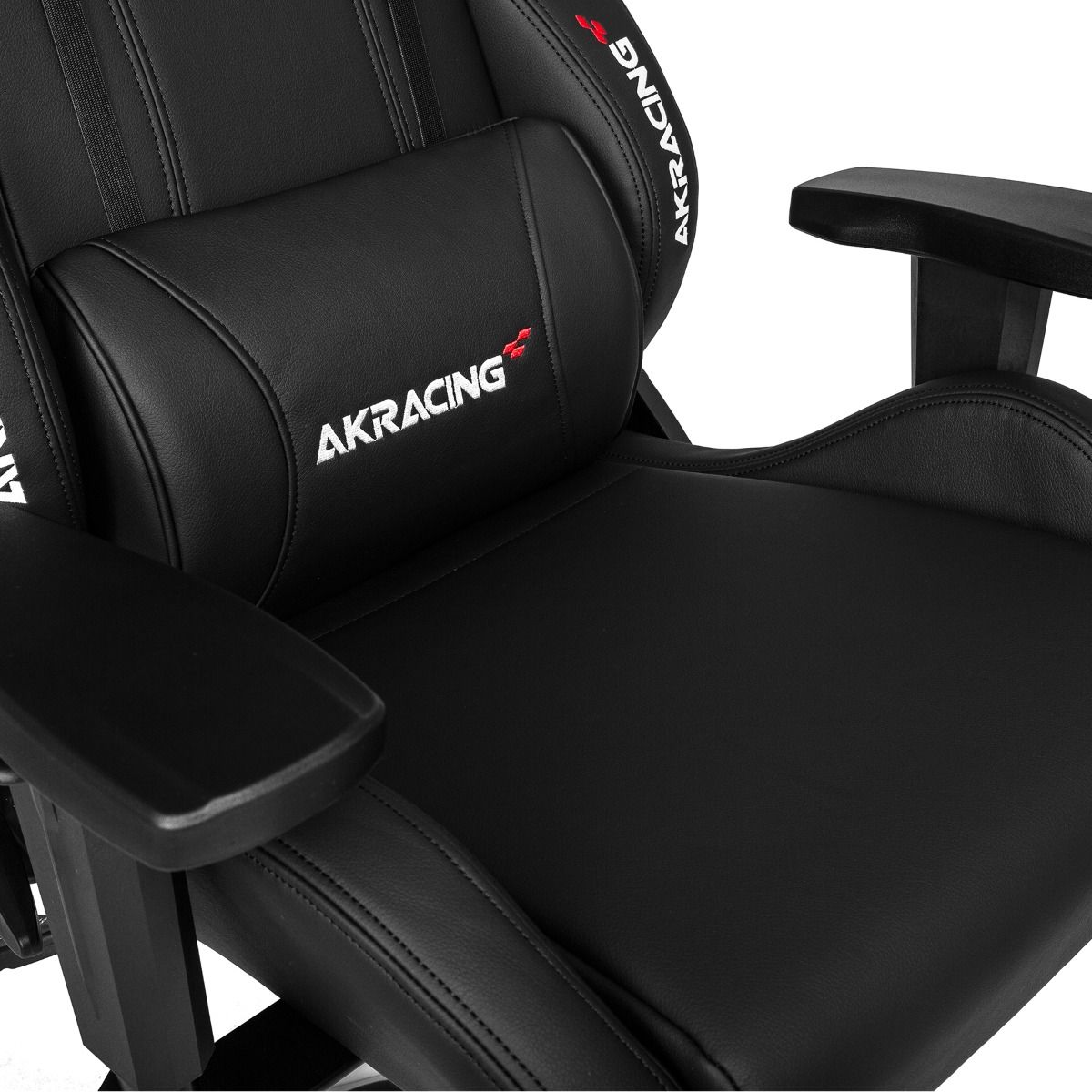 AKRACING Premium V2 Gaming Chair - Ergonomic Office Chair with Adjustable Lumbar Support & Headrest - Black - Perfect for PC Gaming, Home Office & Esports Setup