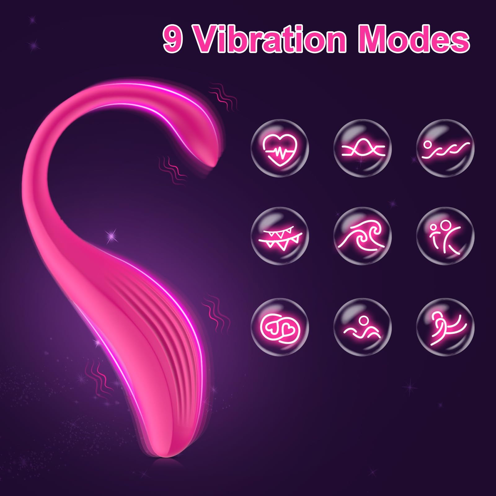**Rechargeable Wireless Remote Control Vibrator for Women - 9 Vibration Modes, G-Spot Stimulation, Long Distance Couples Toy, Wearable & Waterproof Adult Sex Toy for Solo Play or Partner Fun**    *(Perfect for discreet pleasure, travel, or spicing up long-distance relationships!)*