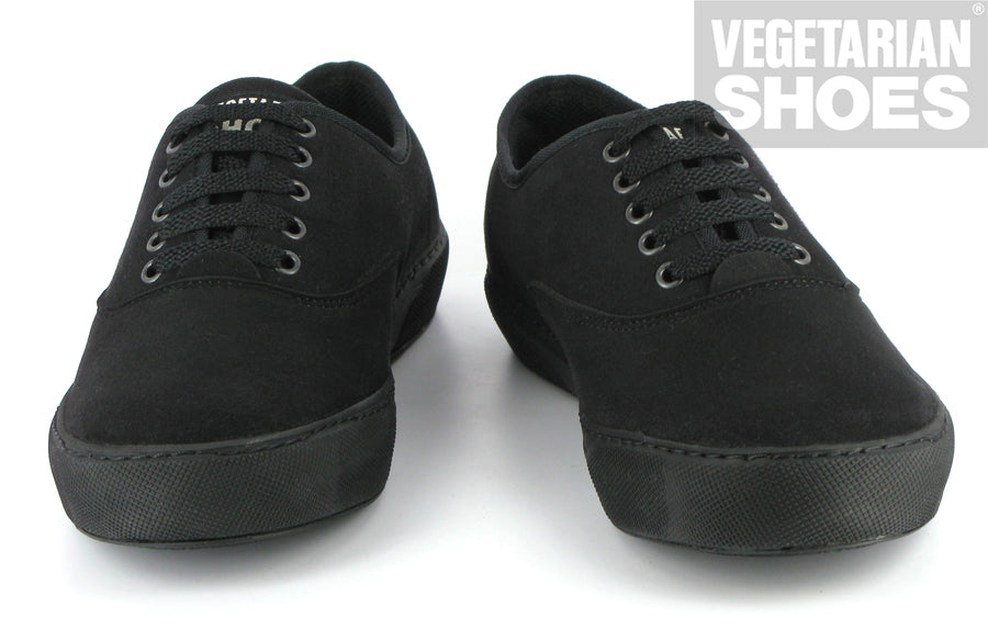 Vegan Black Kennedy Sneakers - Eco-Friendly Leather-Free Shoes for Men & Women | Perfect for Casual Wear, Work & Sustainable Fashion