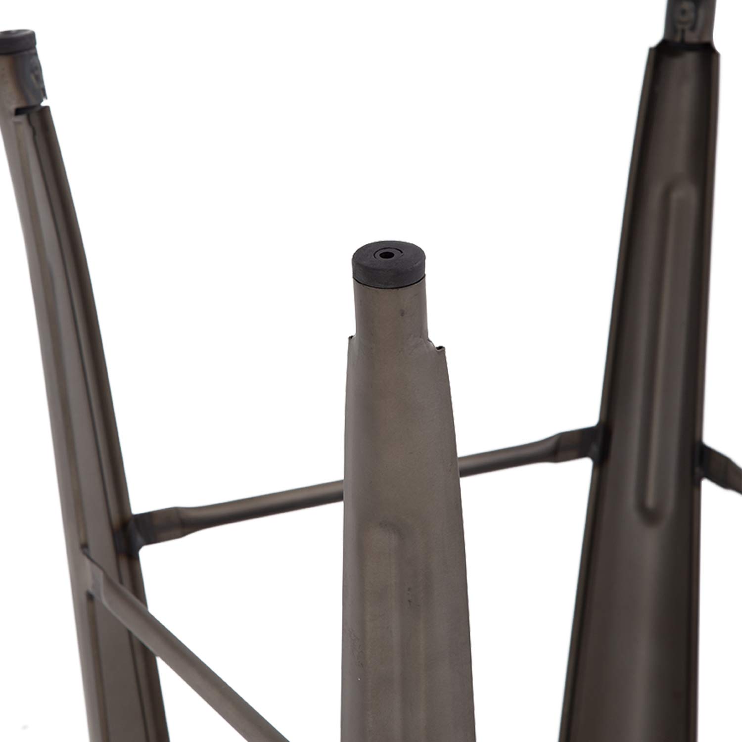 LCH Set of 4 Bar Stool Chairs - 30 Inch Height Metal Bar Stools for Kitchen, Restaurant & Patio - Sturdy Stackable Indoor/Outdoor Chairs in Bronze Finish - Perfect for Dining, Poolside & Commercial Use
