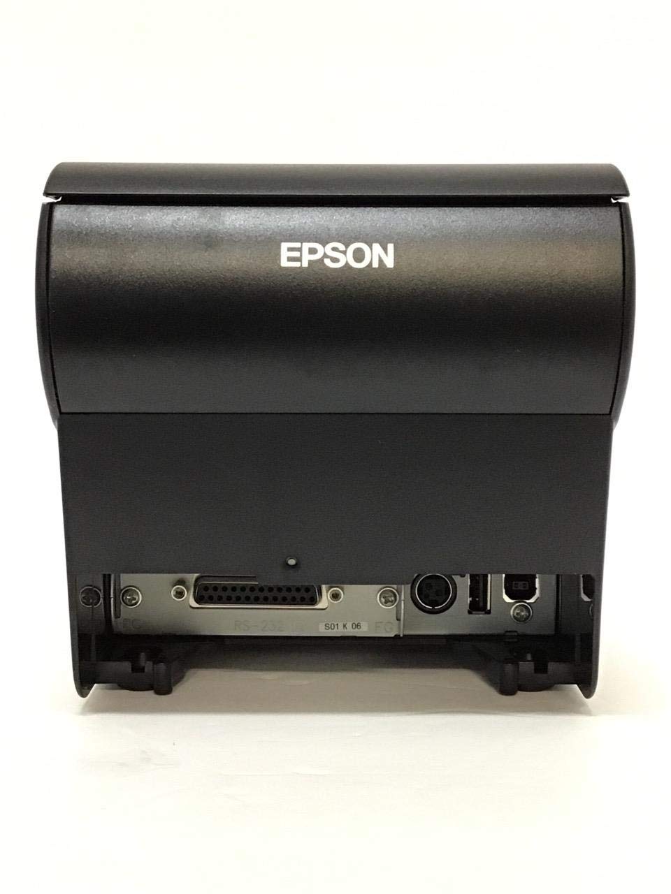 Epson TM-T88VI Thermal Receipt Printer - Ethernet, USB & Serial Interfaces - Black - Includes PS-180 Power Supply & AC Cable - Ideal for Retail Stores, Restaurants & POS Systems