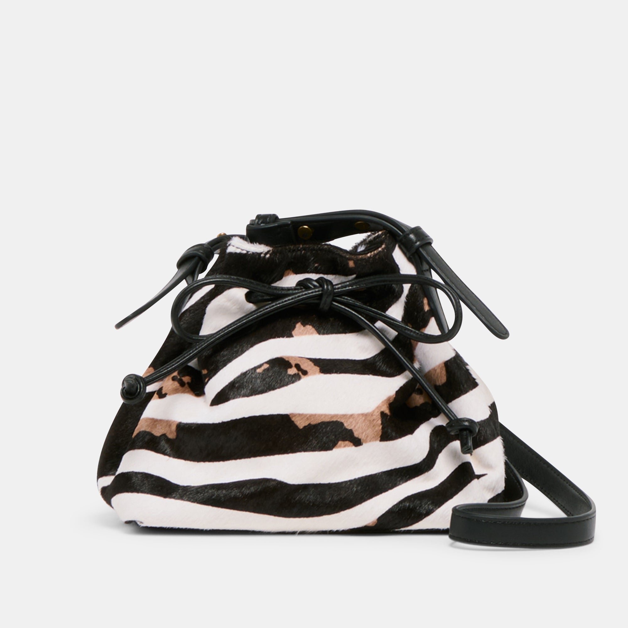 RANDI Crossbody Bag - Zebra Print Calf Hair Purse for Women | Stylish & Trendy Handbag for Everyday Use, Work, and Evening Out