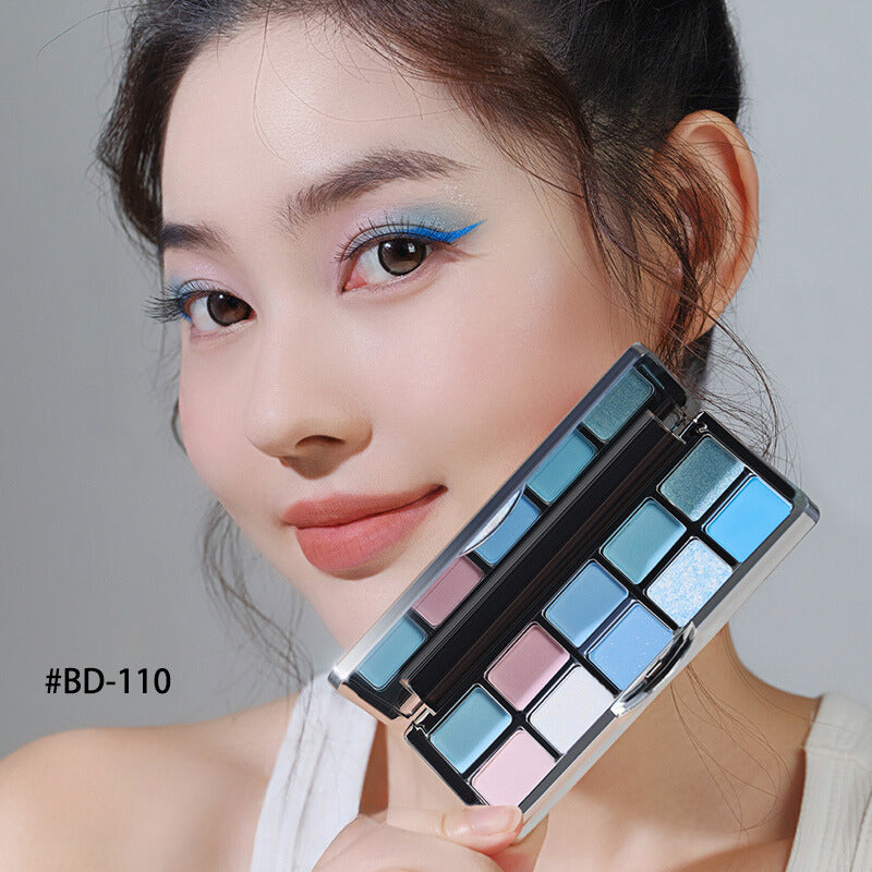 Shedella Dreamy 10-Color Eyeshadow Palette - Vibrant & Long-Lasting Makeup for Day & Night Looks | Perfect for Parties, Weddings & Everyday Glam