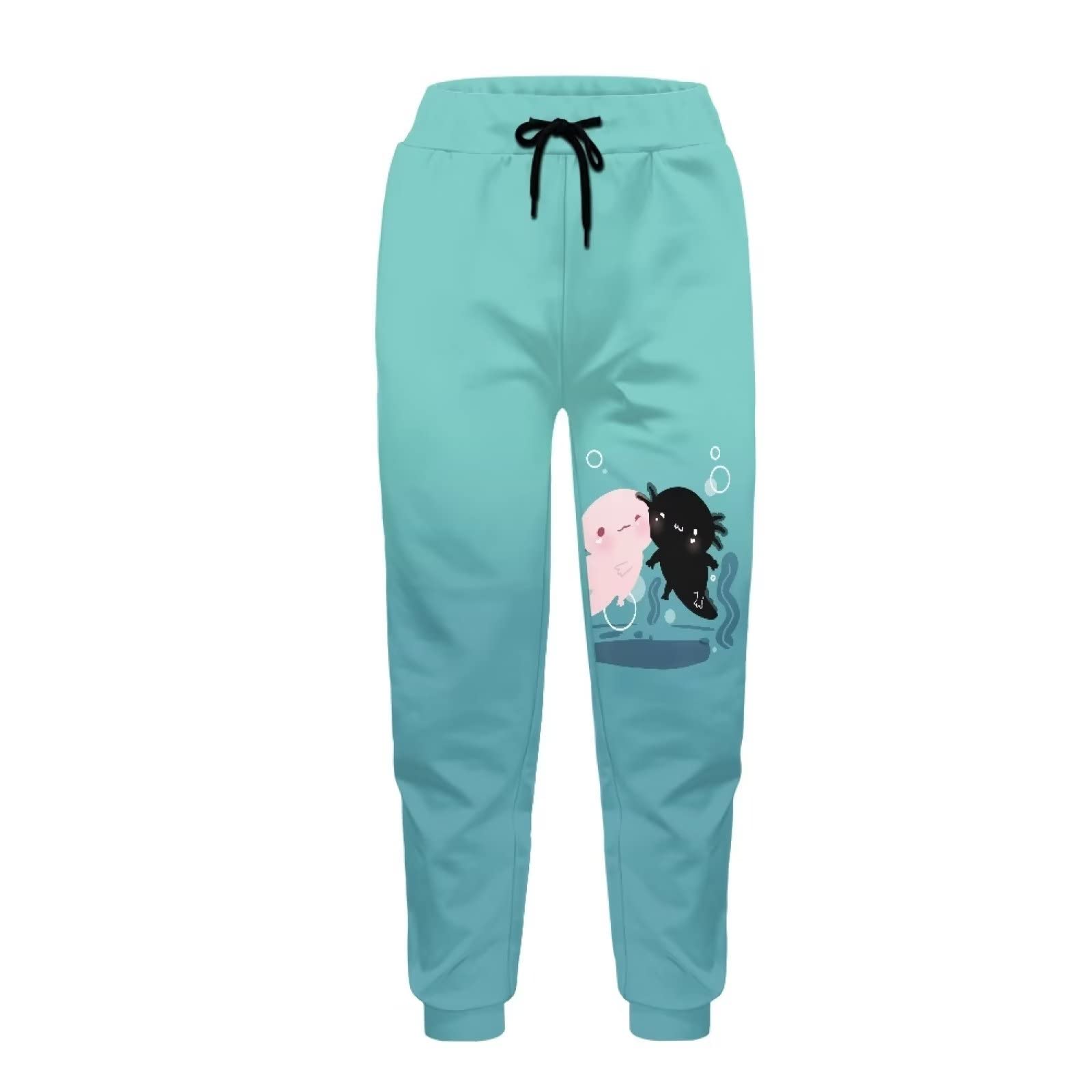 Coloranimal Women's Yoga Sweatpants with Side Pockets & Adjustable Drawstring - Comfortable Jogger Pants for Yoga, Gym, Running and Lounge Wear