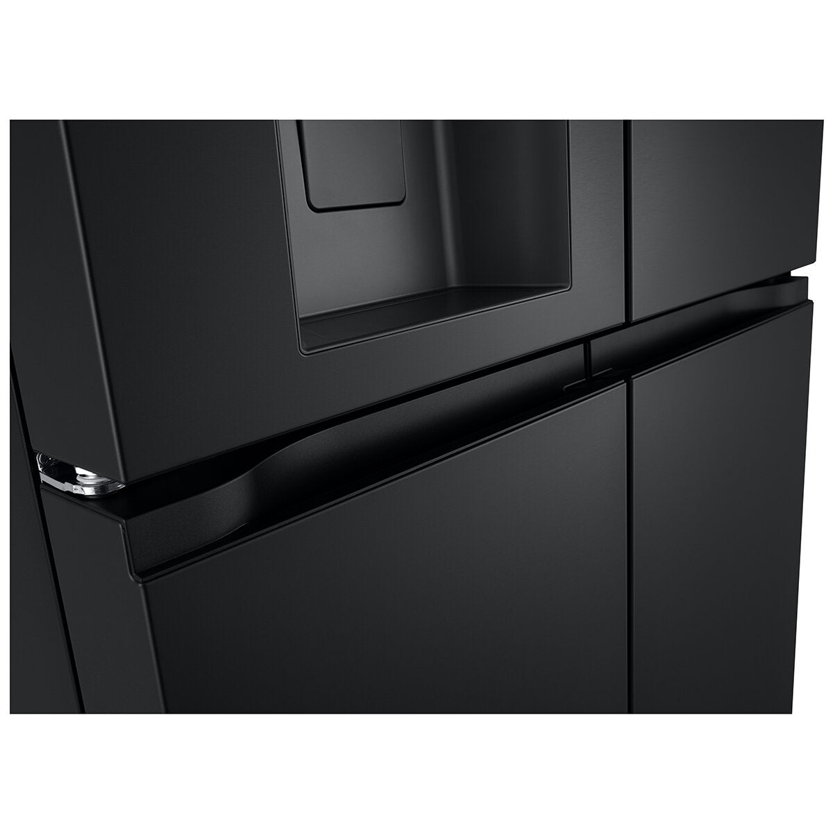 LG 508L French Door Refrigerator with Slim Non-Plumbed Ice and Water Dispenser - Matte Black (GF-LN500MBL) | Energy Efficient, Spacious Design for Modern Kitchens & Entertaining