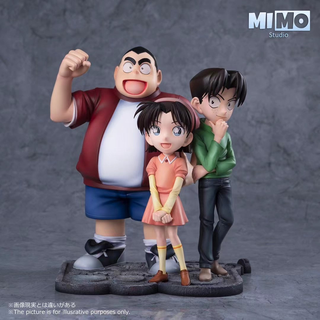 Detective Conan Anime Figures - Mimo Studio Amy Yeager, Mitch Tennyson, Kojima Genta | Conan Edogawa Friends Collection for Anime Fans & Collectors - Perfect for Display, Gifts, and Anime Decor
