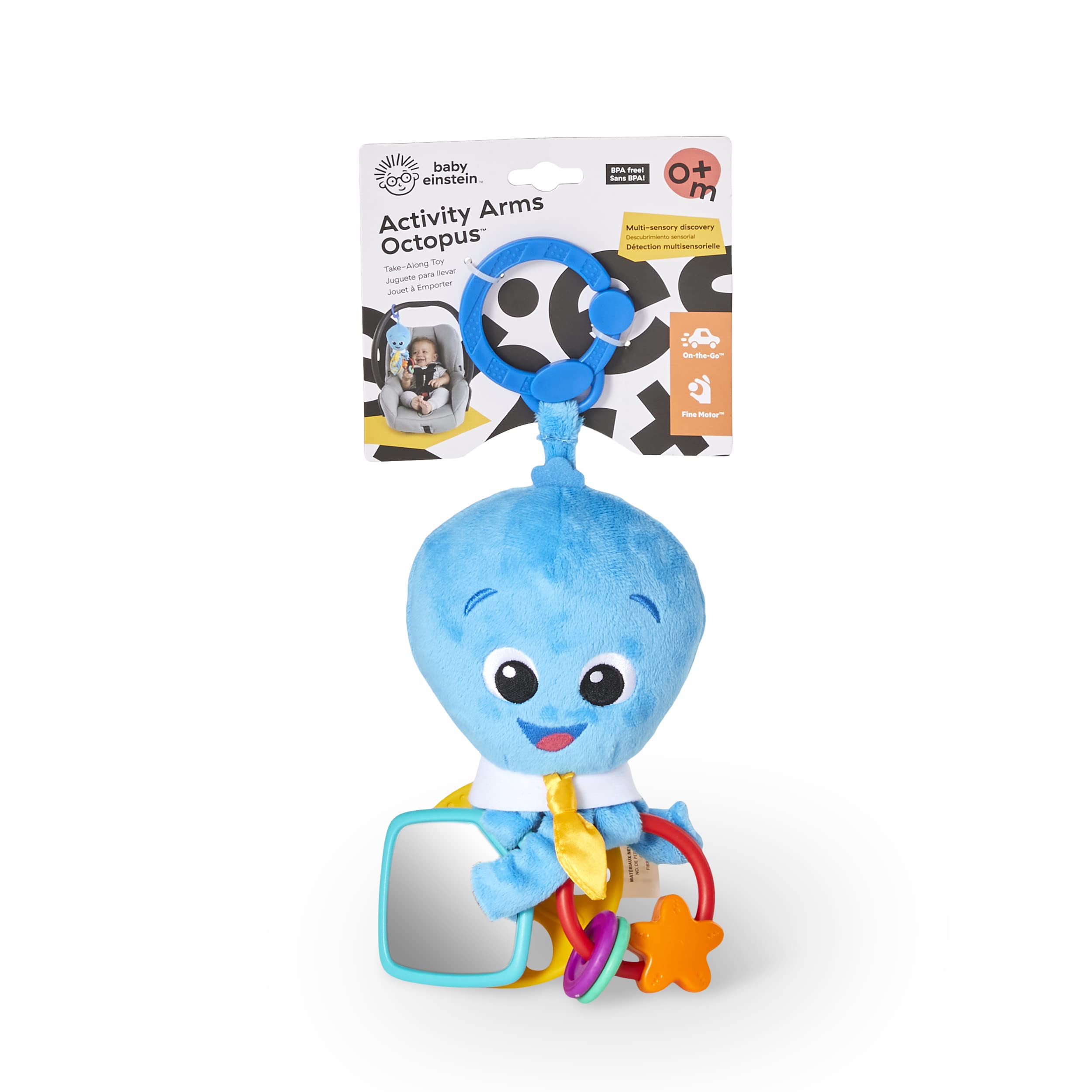 Baby Einstein Octopus Activity Arms Toy - Interactive Learning & Sensory Play for Infants & Toddlers - Perfect for Playtime, Daycare & Early Development