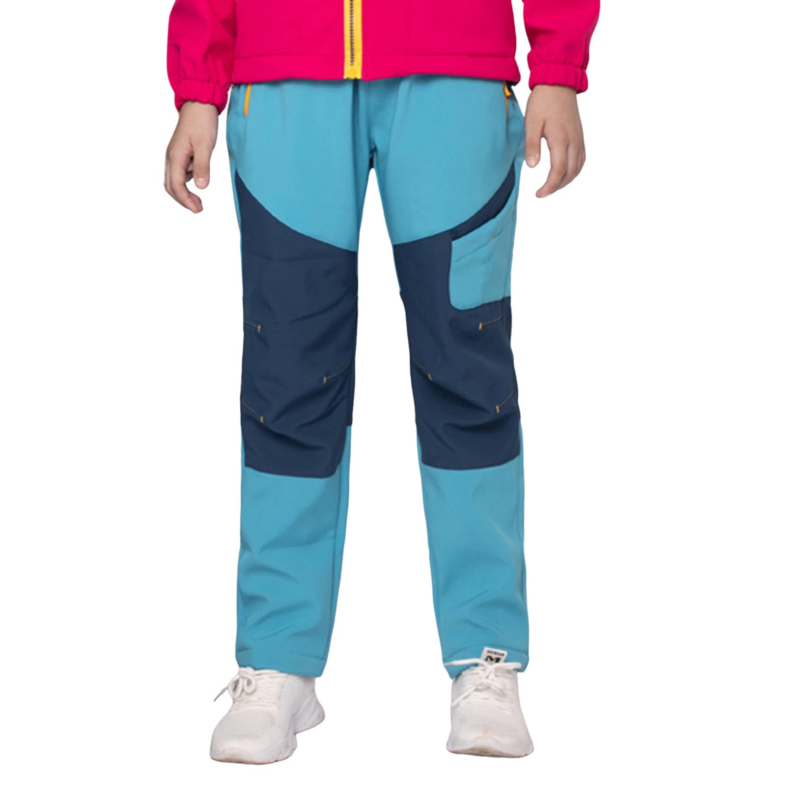 Waterproof Kids Snow Ski Pants - Winter Fleece-Lined Snowboard Pants with Elastic Waist for Boys & Girls - Warm, Breathable & Durable for Skiing, Snowboarding & Outdoor Activities