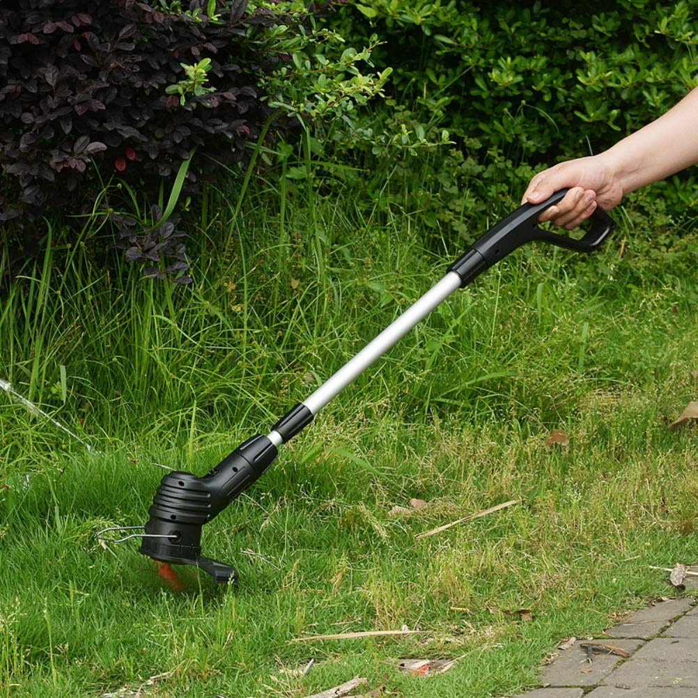 Dan&Dre Newooh Cordless String Trimmer - Lightweight Battery Powered Garden Trimmer with Minimalist Design - Perfect for Lawn Edging, Weed Control & Yard Maintenance (Black)