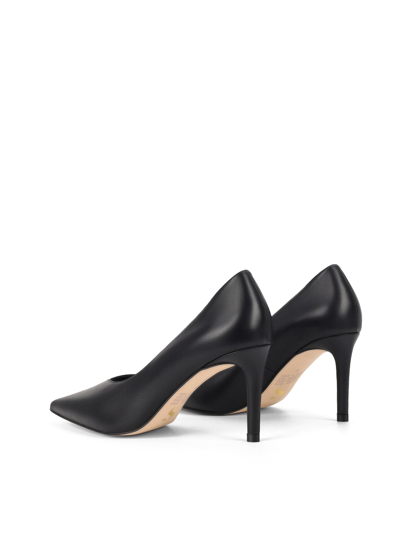 Zulu Full Pumps Black Leather Women's Fashion Shoes - Perfect for Office, Party & Evening Wear