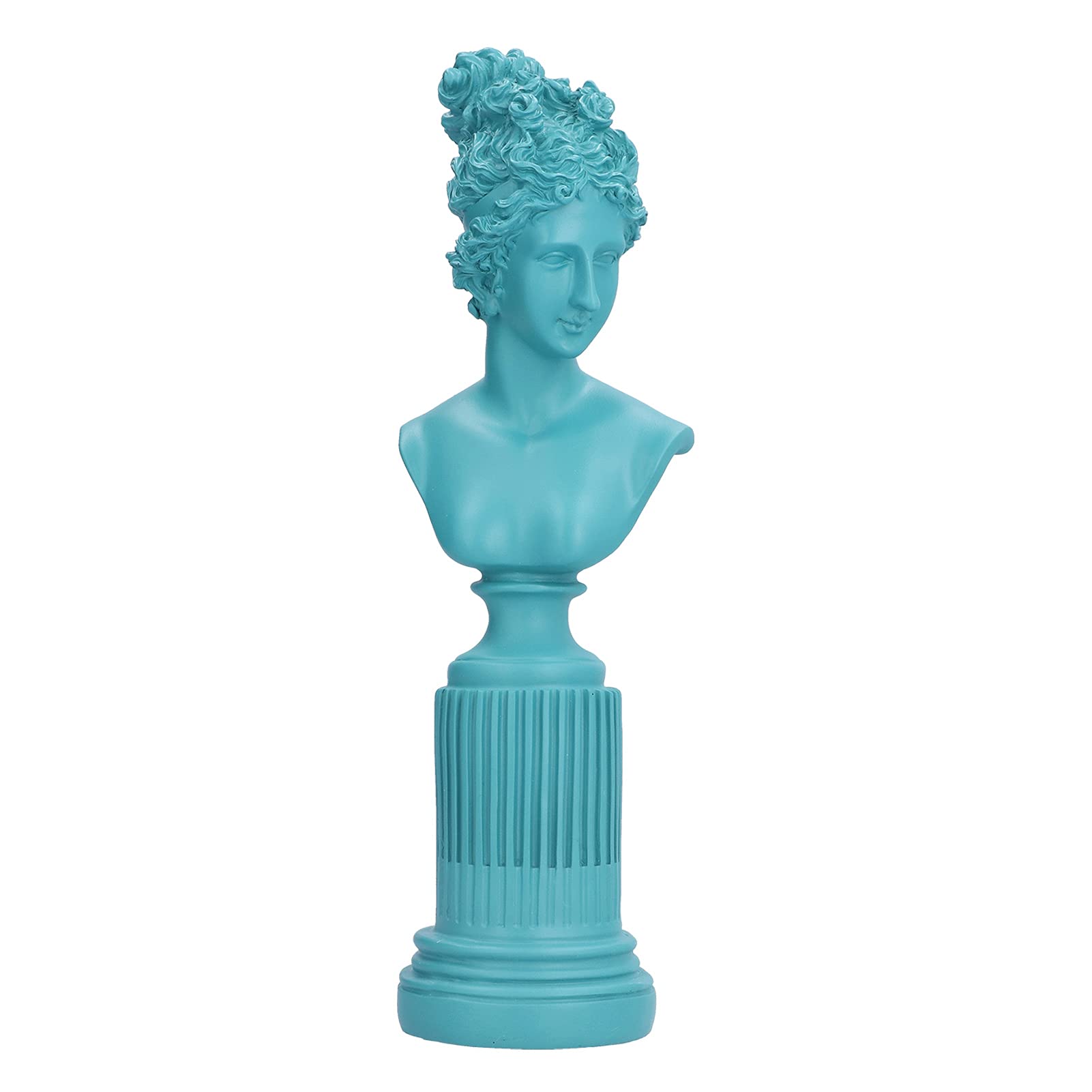 TOTITOM Blue Resin Goddess Sculpture - Handcrafted Desktop Figurine for Home, Office & Coffee Shop Decor | Unique Character Statue for Gifts & Collectibles