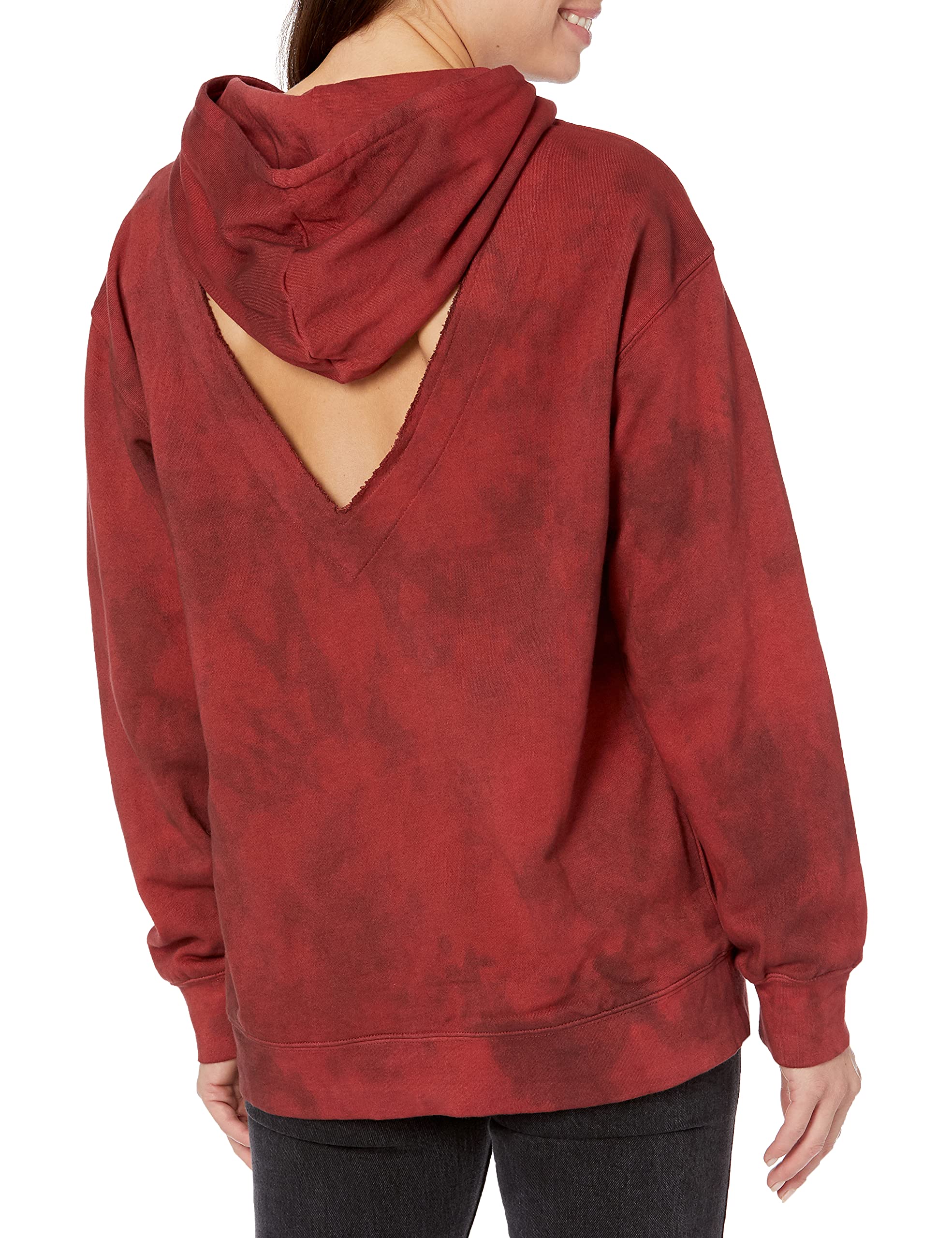 HUDSON Women's Fashion Hoodie with Sexy Cut Out Back Design - Trendy Casual Pullover for Streetwear, Lounge & Date Night Outfits