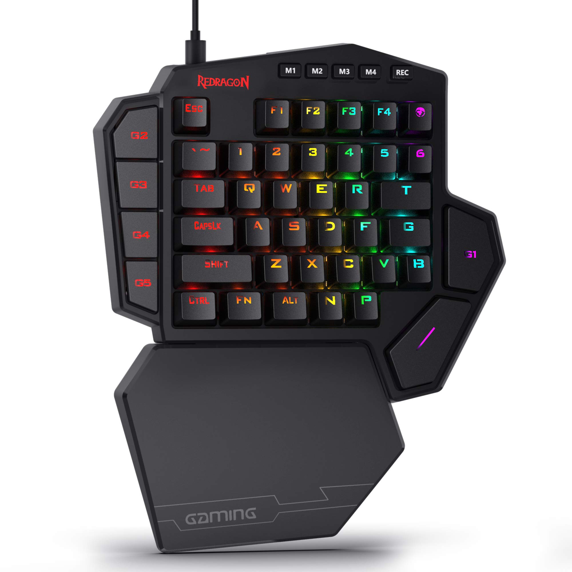 Redragon K585 RGB Mechanical Gaming Keypad - 42 Keys, Red Switch for Fast Typing & Gaming